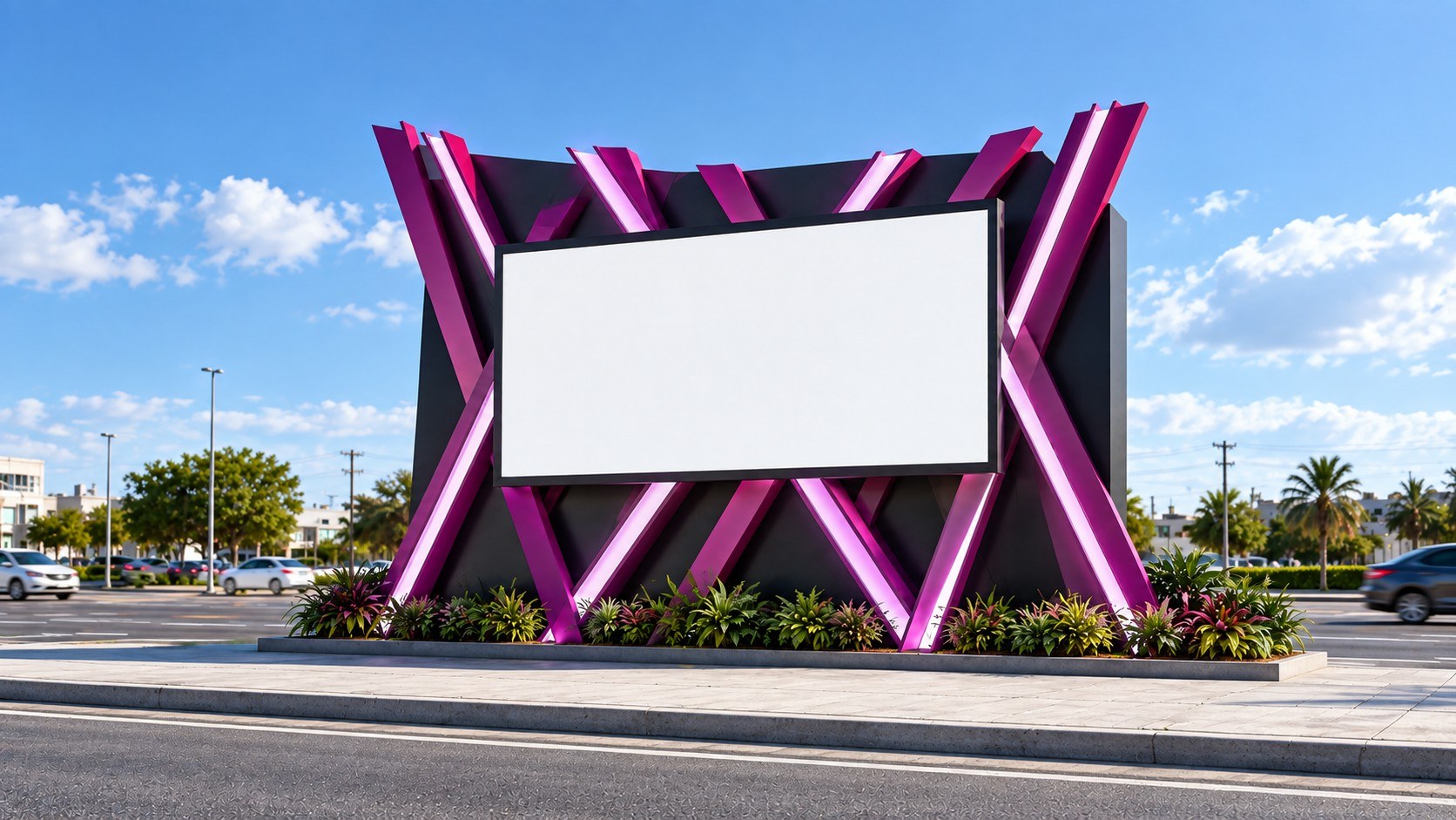 Outdoor billboard concept visualization