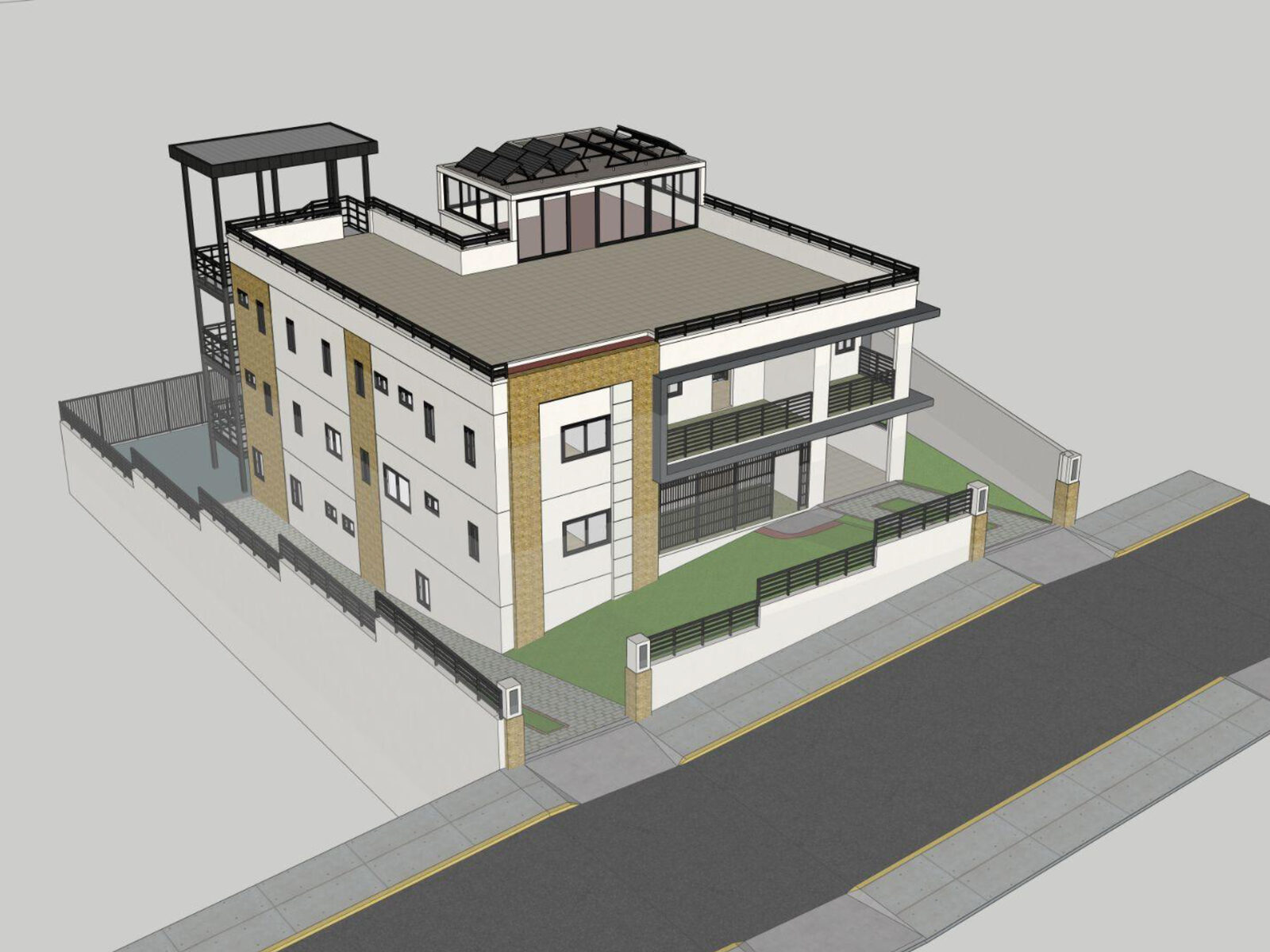 Early 3D model view of Lot 18 Mount Boon